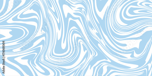 Abstract background seamless pattern with colorful waves. Trendy vector illustration in retro psychedelic stylePrint