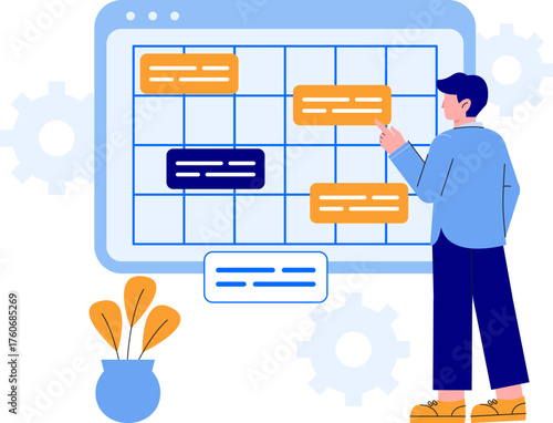 Project Management and Task Planning Kanban Board