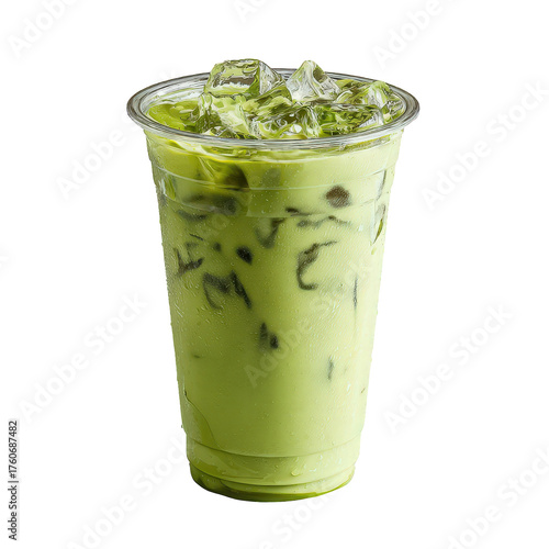 Matcha latte cup png iced matcha png takeaway cup png plastic cup png matcha drink png green tea latte png iced drink png to-go cup png transparent background image