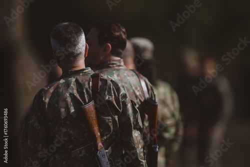 Photos Romanian reservists take part at a drill where they train to shoot weapons