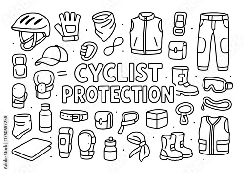 Cyclist Protection Icons