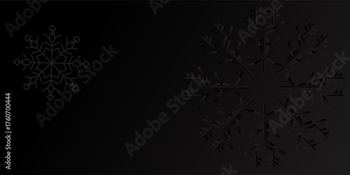 Top Elegant black background with smooth golden curved lines. nature