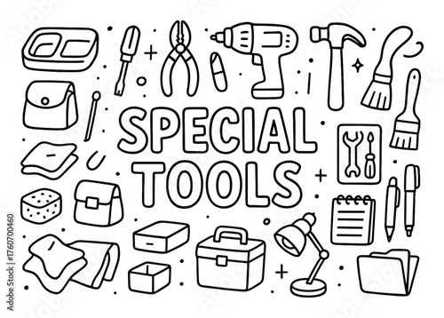 Tool Icons Doodle