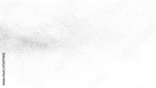 Abstract stipple cloud illustration with halftone grain and fog effect. Grunge dithered cloud vector with floating stipple particles and noise texture. 