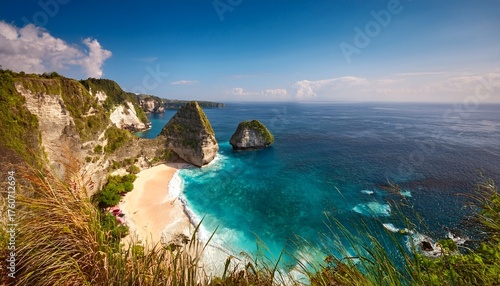 Diamond Beach In Nusa Penida Island Bali Indonesia