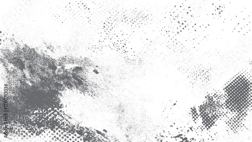 Sporty halftone pattern with flash light effect for jersey design. Grunge monochrome halftone texture with rough spotted gradient. 