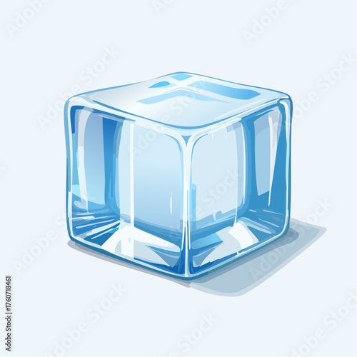 Kristallblock aus Eis
