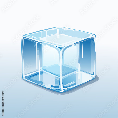 Kristallblock aus Eis