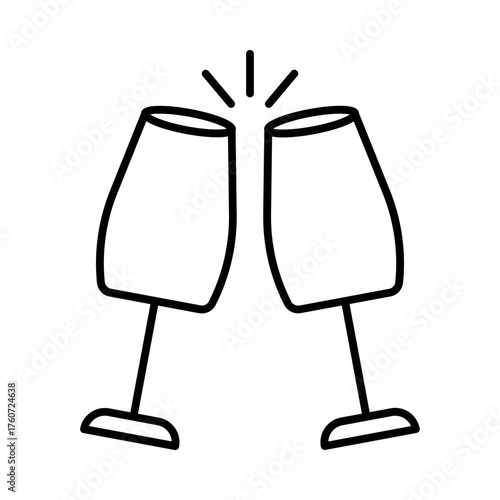 Champagne Glass Icon
