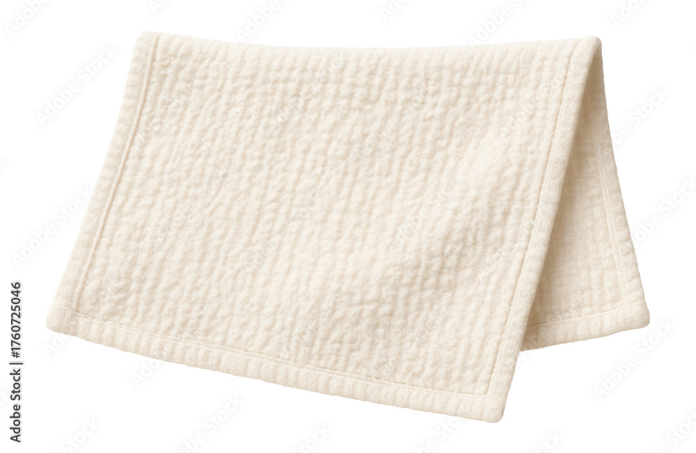 Naklejka premium Versatile cotton rag perfect for cleaning kitchen countertops at home.