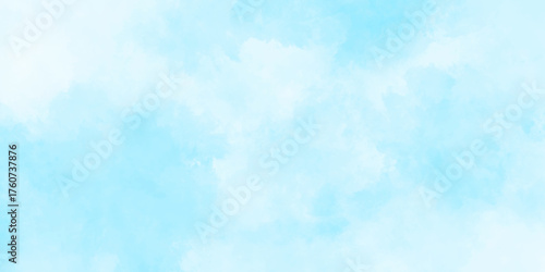 Abstract grunge sky blue soft painted watercolor paint splash. inspiring views of fluffy clouds blue sky background. cloudy blue sky various natural clouds and smoke. morning cloud in the sky.