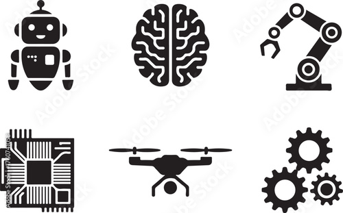 Robotics concept showcasing AI tech innovation