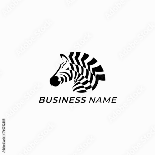design logo creative strip zebra