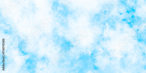 Abstract grunge sky blue soft painted watercolor paint splash. inspiring views of fluffy clouds blue sky background. cloudy blue sky various natural clouds and smoke. morning cloud in the sky.