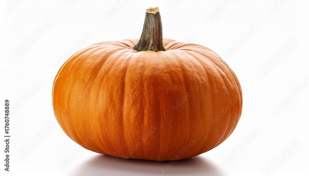 Obraz premium Close Up View Of Pumpkin Isolated On White