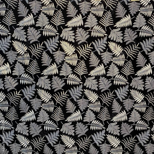 seamless floral pattern background shortcut batik silver black 