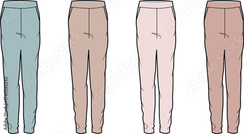 Stylish Casual Pants in Various Colors Versatile Fashion Essentials for Everyday Wear and Comfort