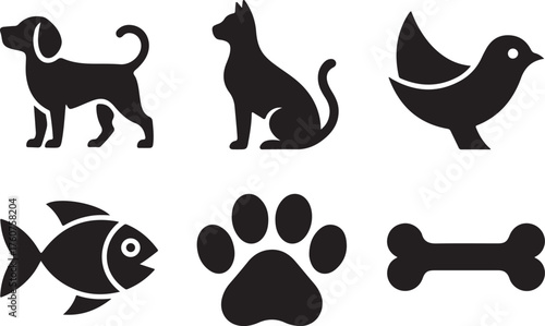 Cute animals icons for your designs and projects