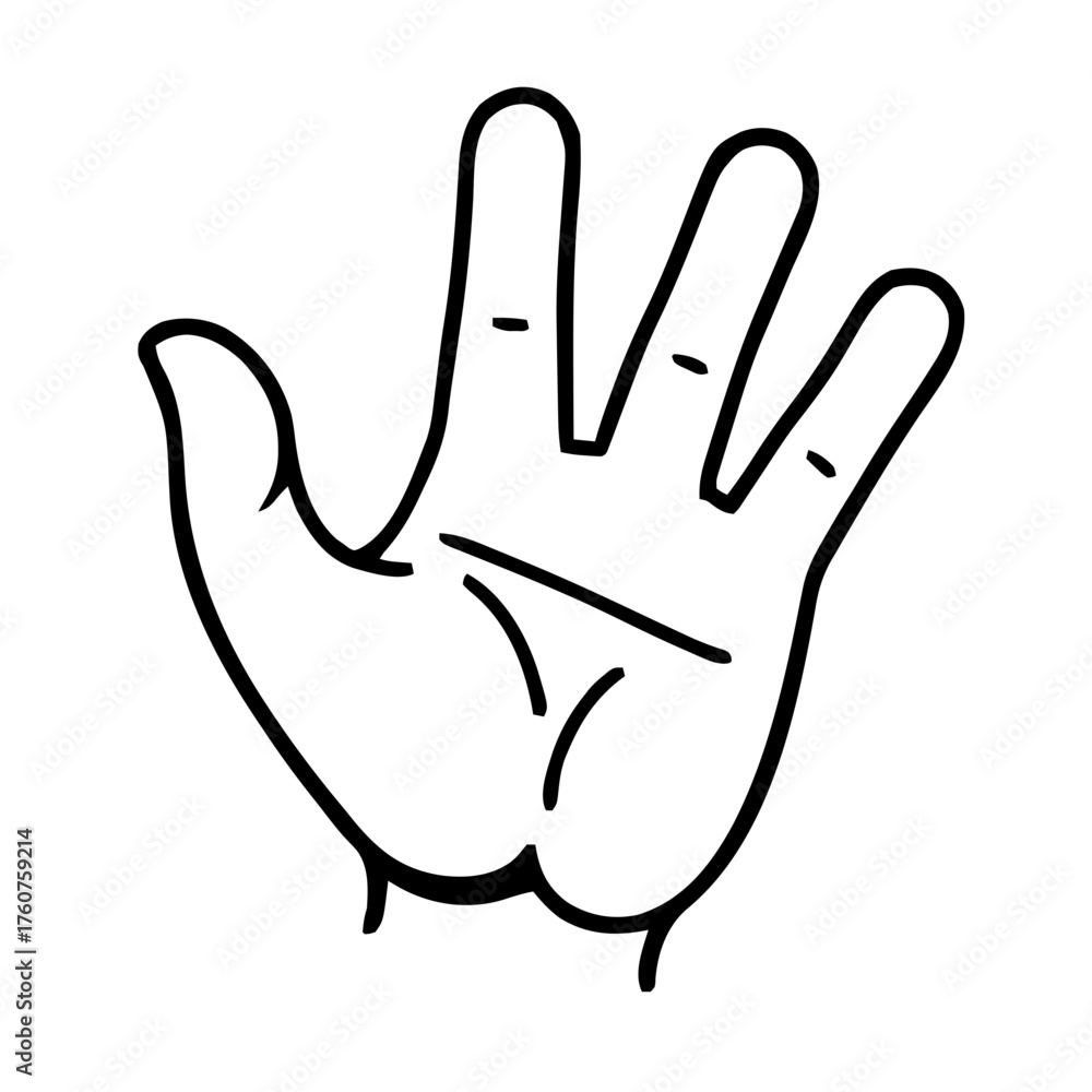 Obraz premium Emoji – teen, waving hand