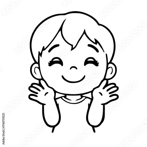 Emoji – child, shrug