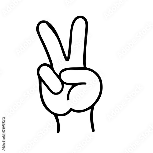 Emoji – man, peace sign