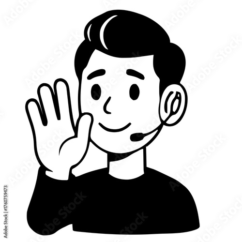 Emoji – person with hearing aid, ok hand