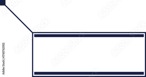 Callout graphic text box with sample content