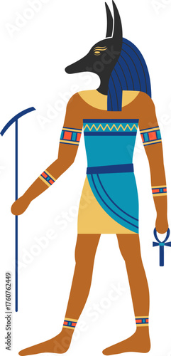 Anubis, jackal headed god of Ancient Egypt