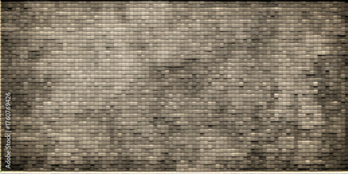 Old rough brown grunge texture background with burlap and linen pattern for a fabric or canvas design surface