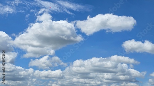 blue sky with clouds