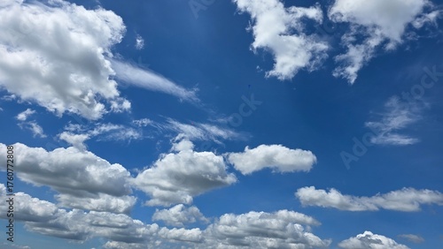 blue sky with clouds