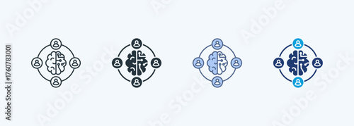 Swarm Intelligence Multiple Style Icon Collection