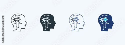 Cyborg Multiple Style Icon Collection