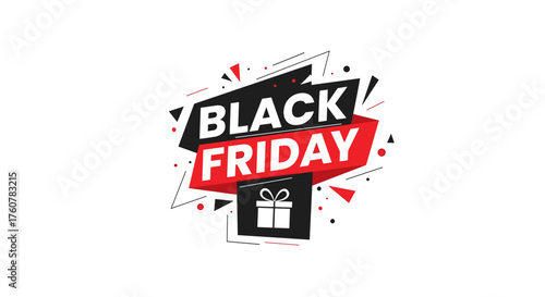 Black Friday advertising sale banner Discount shopping event