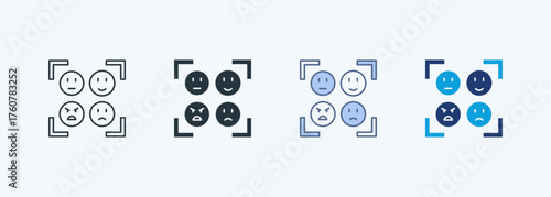 Emotion Recognition Multiple Style Icon Collection