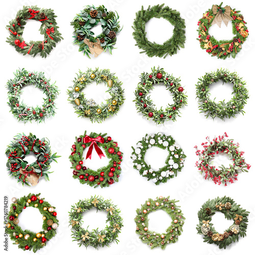 Set of different Christmas ...