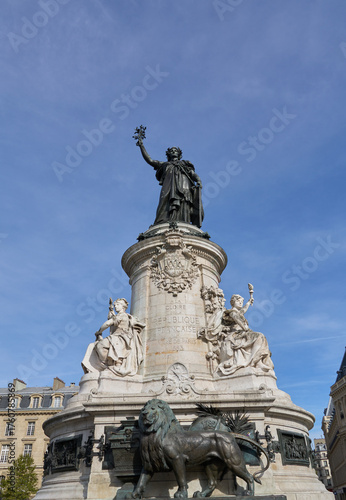 Paris, place de la république