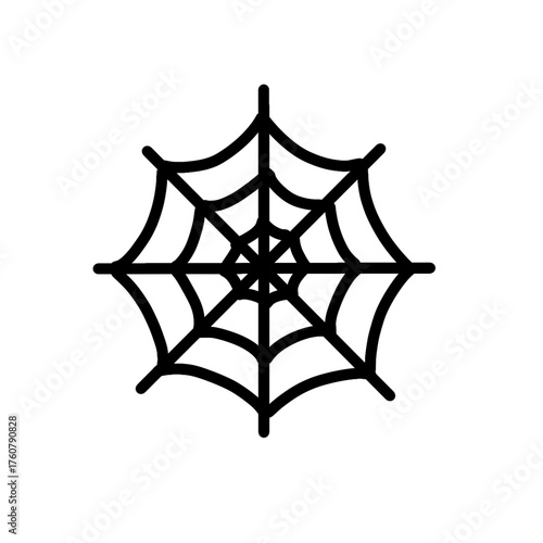 Simple Spider Web Icon