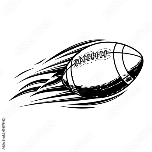 American Football in Flight