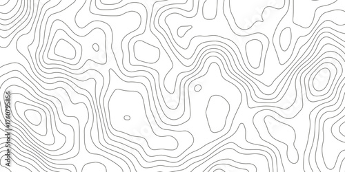 Topographic map background with geographic grid for hiking and mountain sport. luxury topographic wavy pattern and geographic grid map design. paper texture Imitation of a geographical map shade.