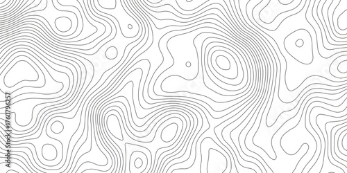 Topographic map background with geographic grid for hiking and mountain sport. luxury topographic wavy pattern and geographic grid map design. paper texture Imitation of a geographical map shade.