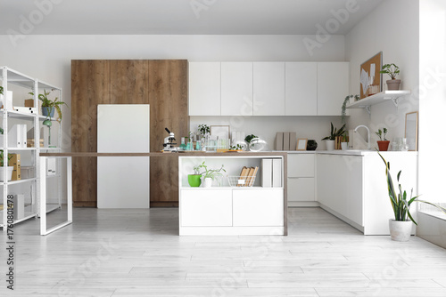 Interior of light medical l...