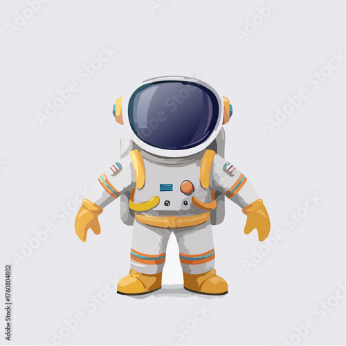 Astronaut im Retro-Stil