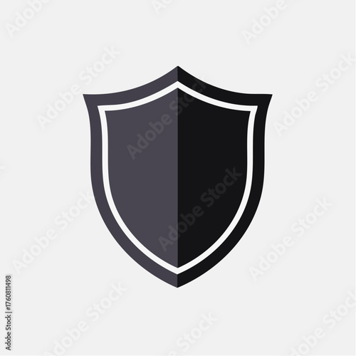 Free Download Modern shield icon security and protection symbol on white background - GFXLoad