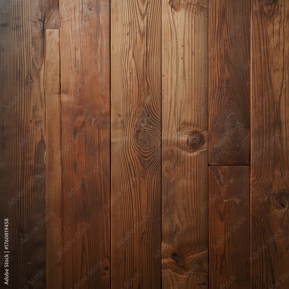 Obraz premium Rustic Brown Pine Wood Flooring Texture