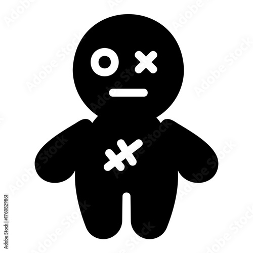 voodoo doll Solid icon