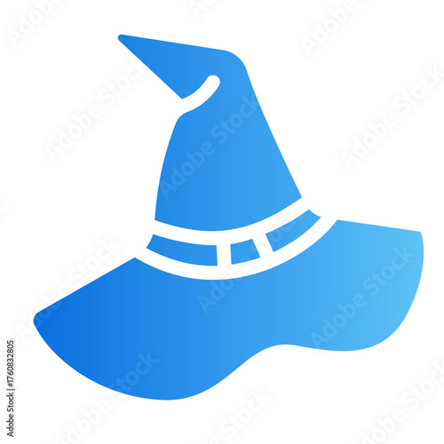 witch hat Gradient icon