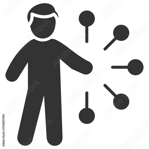 Delegation Glyph Icon