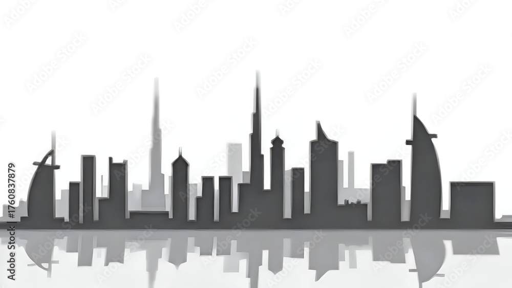 Obraz premium Curated landmarks panorama