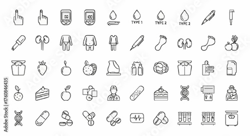 Medical and health icons